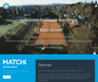 Stabekktennis.no(Stabekktennis) Screenshot