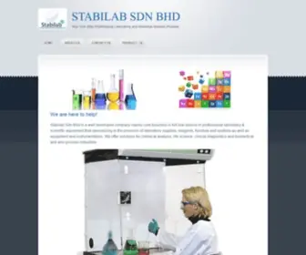 Stabilab.com.my(Laboratory equipment) Screenshot