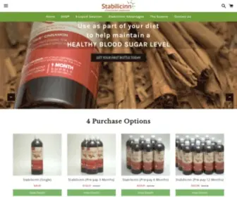 Stabilicinn.com(This product represents centuries of knowledge about the blood) Screenshot