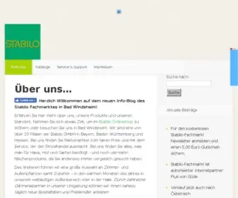 Stabilo.info(Der Infoblog des Stabilo Baumarkt in Bad Windsheim) Screenshot