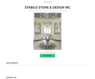Stabilostone.com(StabiloStone & Design Inc) Screenshot