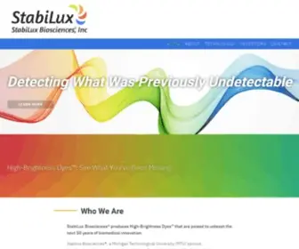 Stabiluxbiosciences.com(Stabilux®) Screenshot