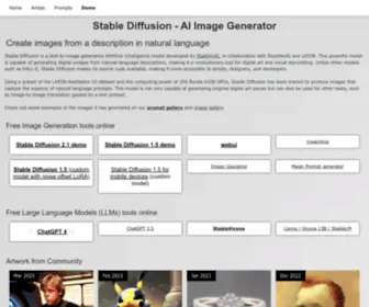 Stablediffusion.fr(Stable Diffusion) Screenshot