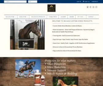 Stablefresh.com(Wilsun Custom Horse Blankets & Fine Horse Accessories Store) Screenshot