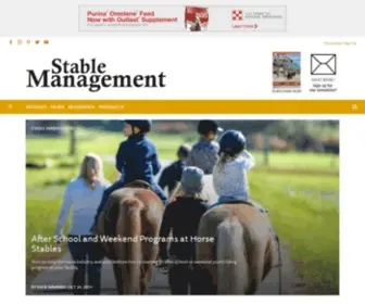 Stablemanagement.com(The #1 Resource for Horse Farms) Screenshot