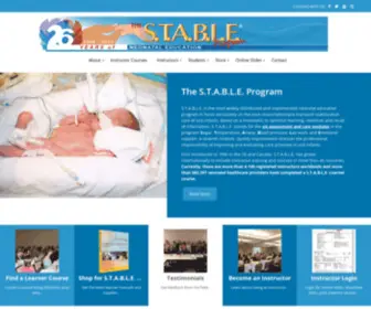 Stableprogram.org(The S.T.A.B.L.E) Screenshot