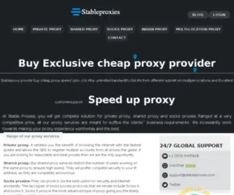 Stableproxies.com(Stableproxies) Screenshot