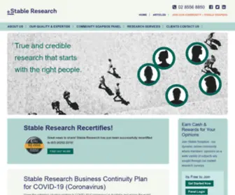 Stableresearch.com.au(Stable Research) Screenshot