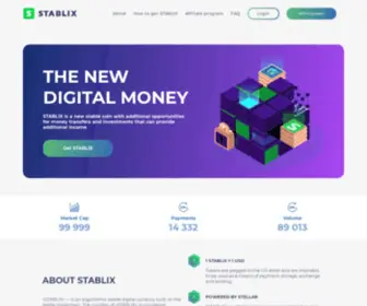 Stablix.io(The New Digital Money) Screenshot