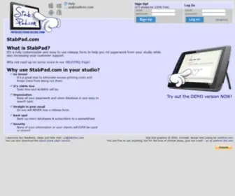 Stabpad.com(Paperless studio release form) Screenshot