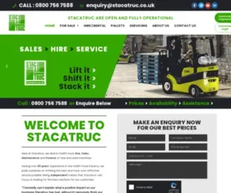 Stacatruc.co.uk(Forklift Sale & Hire Experts) Screenshot