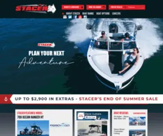 Stacer.com.au(Fishing and Family Aluminium Boats) Screenshot