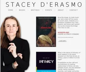 Staceyderasmo.com(Stacey D'Erasmo) Screenshot