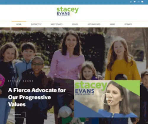 Staceyevans.com(Stacey Evans) Screenshot