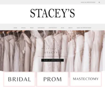 Staceys.com(Iowa's Best Bridal) Screenshot