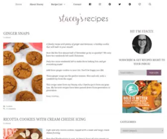 Staceysrecipes.com(Stacey's Recipes) Screenshot