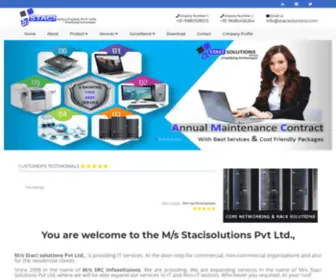 Stacisolutions.com(You are Welcome to Staci Solutions Pvt Ltd) Screenshot