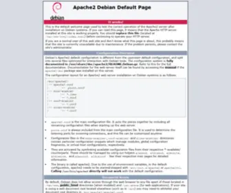 StacJafarmacJa.pl(Apache2 Debian Default Page) Screenshot