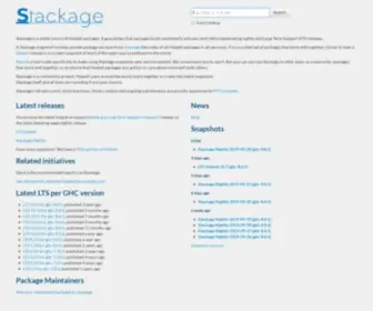 Stackage.org(Stackage Server) Screenshot
