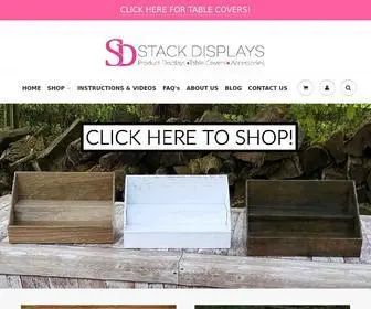 Stackdisplays.com(Stack Displays Fitted Table Covers & Craft Show Product Displays) Screenshot