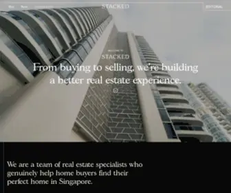 Stackedhomes.com(A Modern Real Estate Platform & Editorial) Screenshot