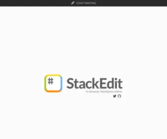 Stackedit.io(In-browser markdown editor) Screenshot