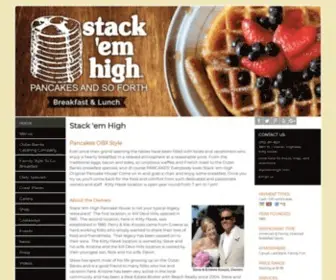 Stackemhigh.com(Stack’em High Pancakes) Screenshot