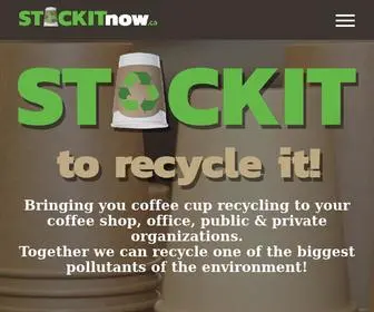 Stackitnow.ca(Coffee Cup Recycling in Toronto & GTA) Screenshot