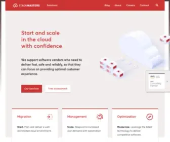 Stackmasters.eu(Start and scale in the cloud with confidence) Screenshot