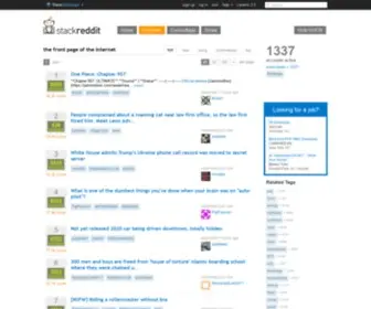Stackreddit.com(The back page of the internet) Screenshot
