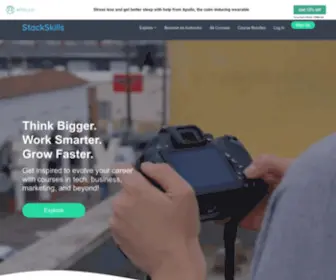 Stackskills.com(Home) Screenshot