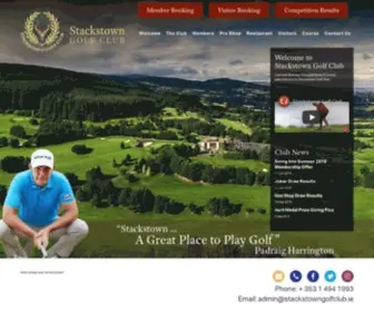 Stackstowngolfclub.ie(Stackstown Golf Club) Screenshot