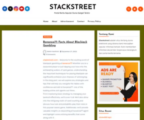 Stackstreet.com Screenshot