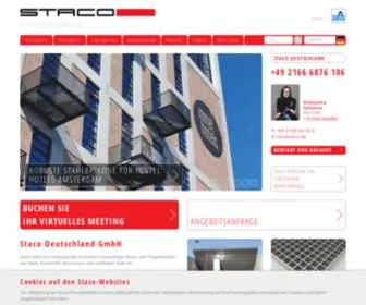 Staco.de(Gitterrostte, Profilroste und Streckmetall) Screenshot