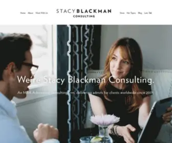 Stacyblackman.com(MBA Admissions) Screenshot