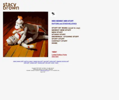 Stacybrown.com(Stacy Brown Paintings) Screenshot