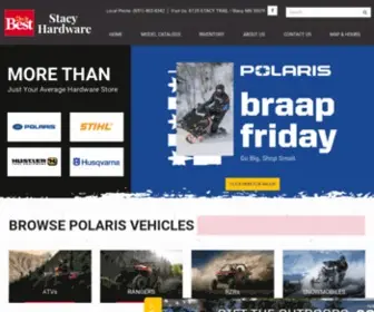 Stacyhardware.com(Home STACY DO IT BEST HARDWARE Stacy) Screenshot