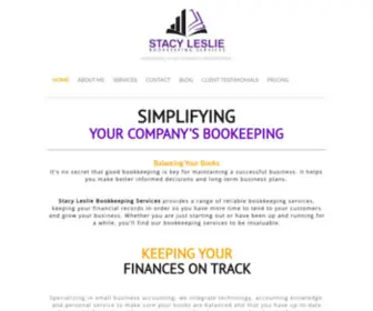 Stacylesliebookkeeping.com(Bookkeeping Services) Screenshot