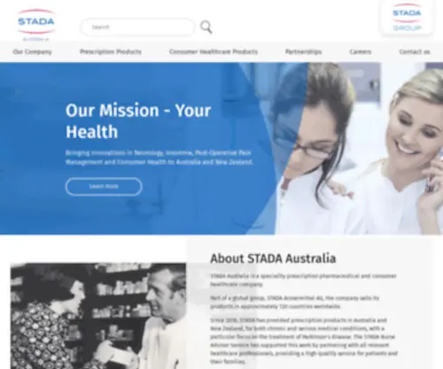 Stada.com.au(Stada) Screenshot