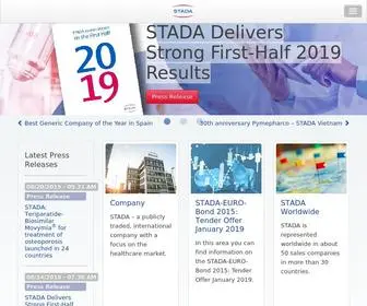 Stada.com(The STADA Arzneimittel AG) Screenshot