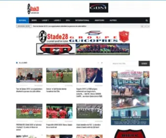 Stade28.com(Stade 28) Screenshot