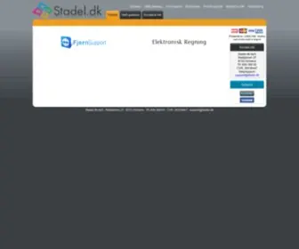 Stadel.dk(Softwarevirksomhed med speciale i sagshåndtering og sms) Screenshot