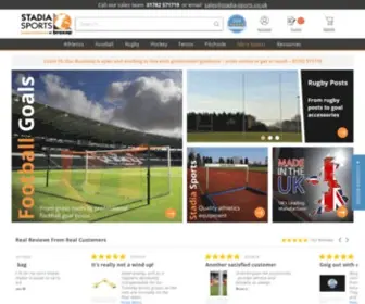 Stadia-Sports.co.uk(Sports Equipment Supplier) Screenshot