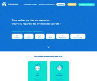 Stadihome.fr(Les matchs diffusés autour de toi) Screenshot