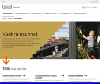 Stadinasunnot.fi(Helsingin kaupunki) Screenshot