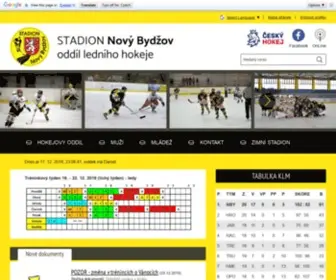 Stadionbydzov.eu(Miluju hokej) Screenshot