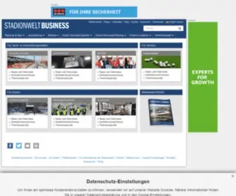 Stadionwelt-Business.de(Stadien) Screenshot