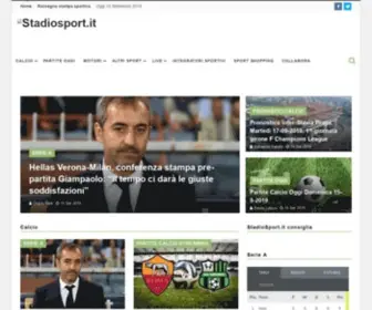 Stadiosport.it(Diretta Sport Calcio MotoGp Formula 1 Tennis Basket) Screenshot
