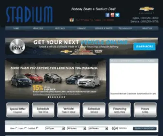 StadiumGm.com(Stadium Chevrolet Buick GMC Cadillac) Screenshot