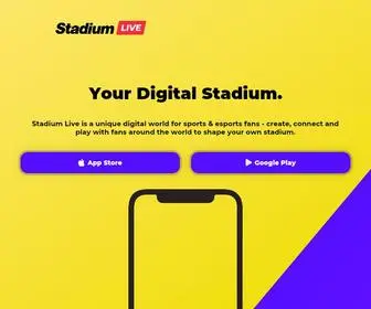 Stadiumliveapp.com(Stadium live studios) Screenshot